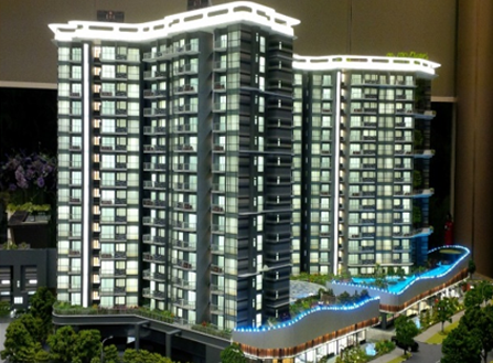 architectural model making doha mixed use