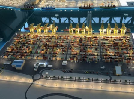 architectural physical models qatar port