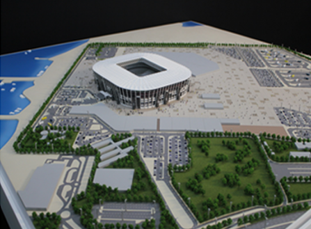 model makers qatar stadium